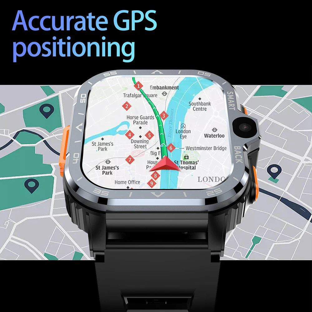 Valdus PGD Android Smartwatch – Dual Camera, GPS, NFC, 4G SIM & WiFi