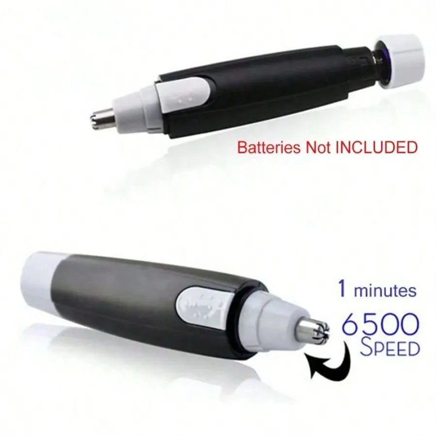 Portable Mini Nose Hair Trimmer – Electric Facial Hair Remover for Men & Women