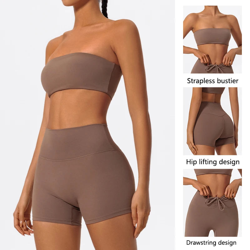 Women’s 2-Piece Fitness Set – Sports Bra & Leggings