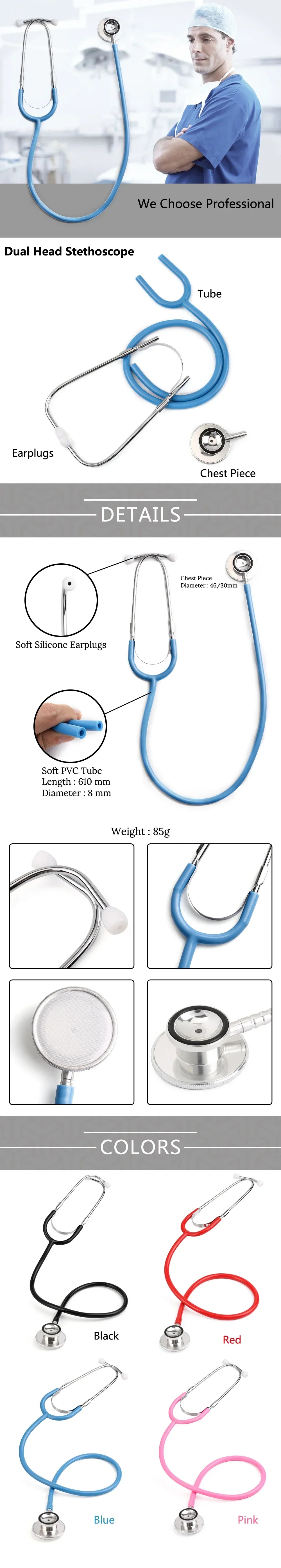 Dual-Head Medical Stethoscope