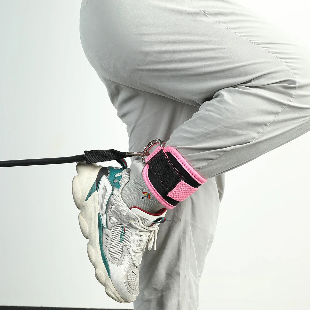 Adjustable Ankle Straps – D-Ring Cuffs for Cable Leg Workouts