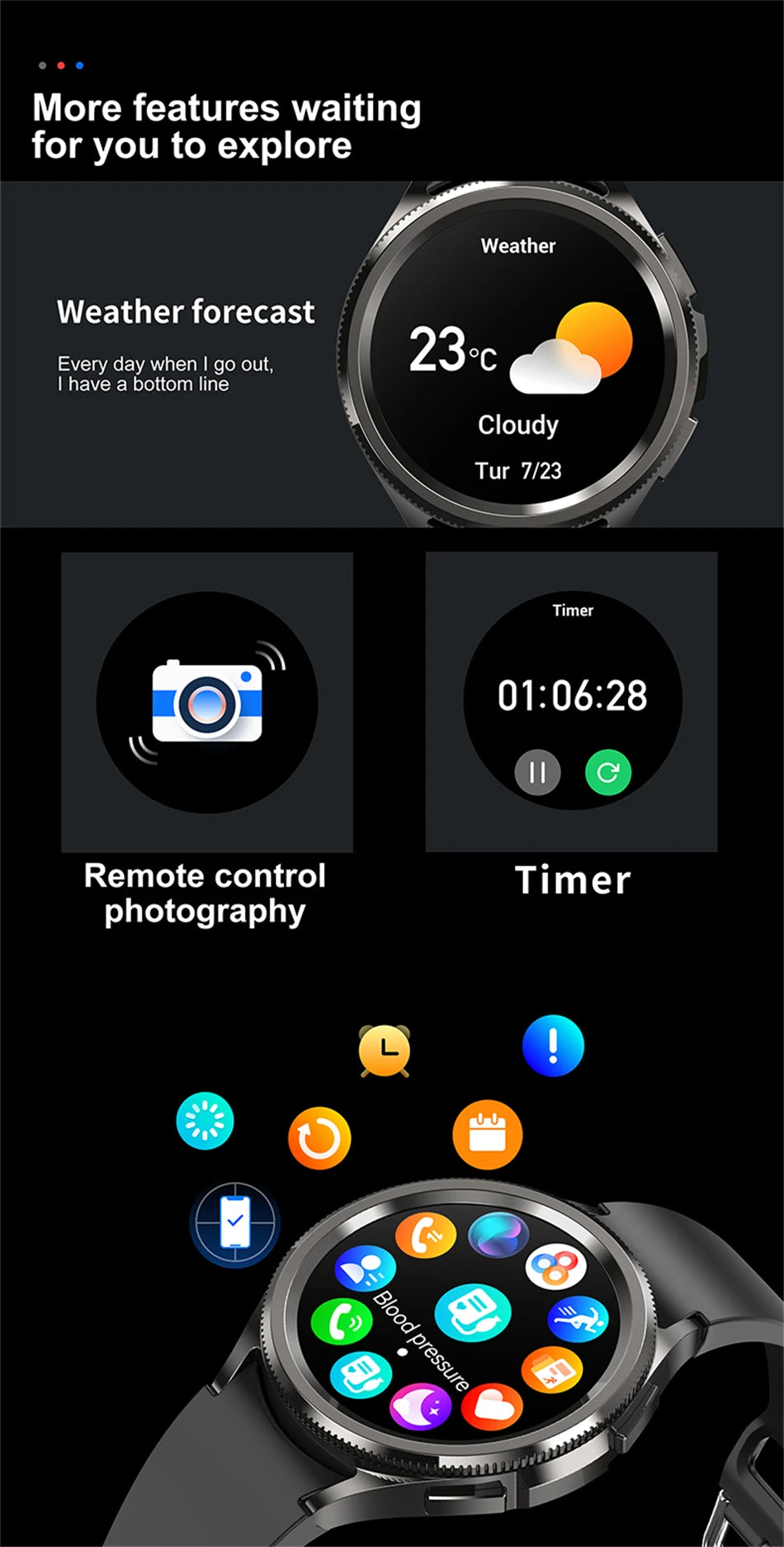 Watch 6 Classic Smartwatch – Bluetooth Call, GPS, Heart Rate & Fitness Tracker 2025