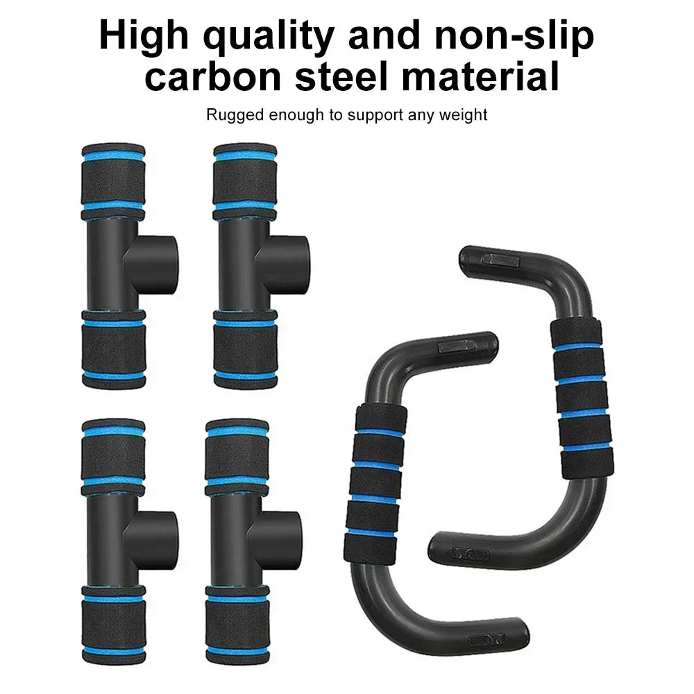 H-Shaped Push-Up Bars – Foam Grip Home Fitness Equipment