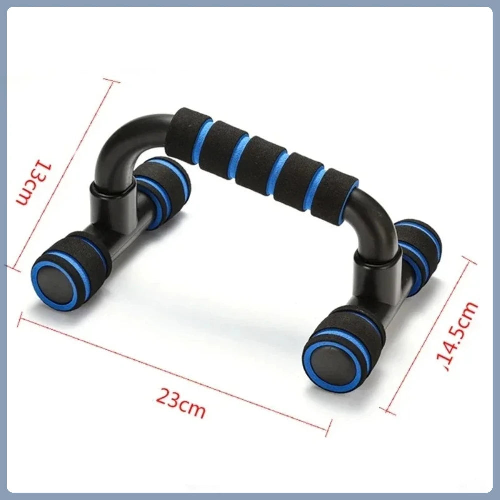 H-Shaped Push-Up Bars – Foam Grip Home Fitness Equipment