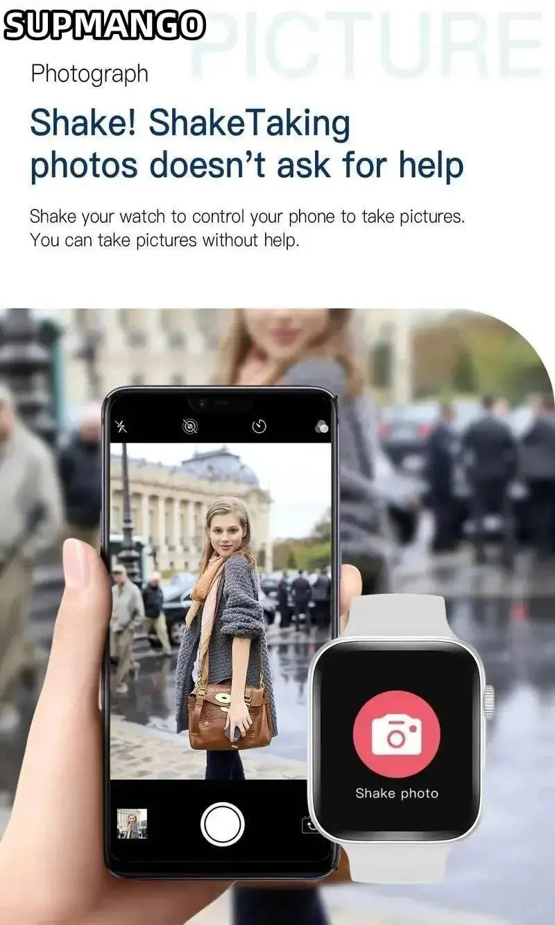 S8/X7/X8 Smartwatch – Bluetooth Call, Health & Sports Fitness Tracker for Men and Women