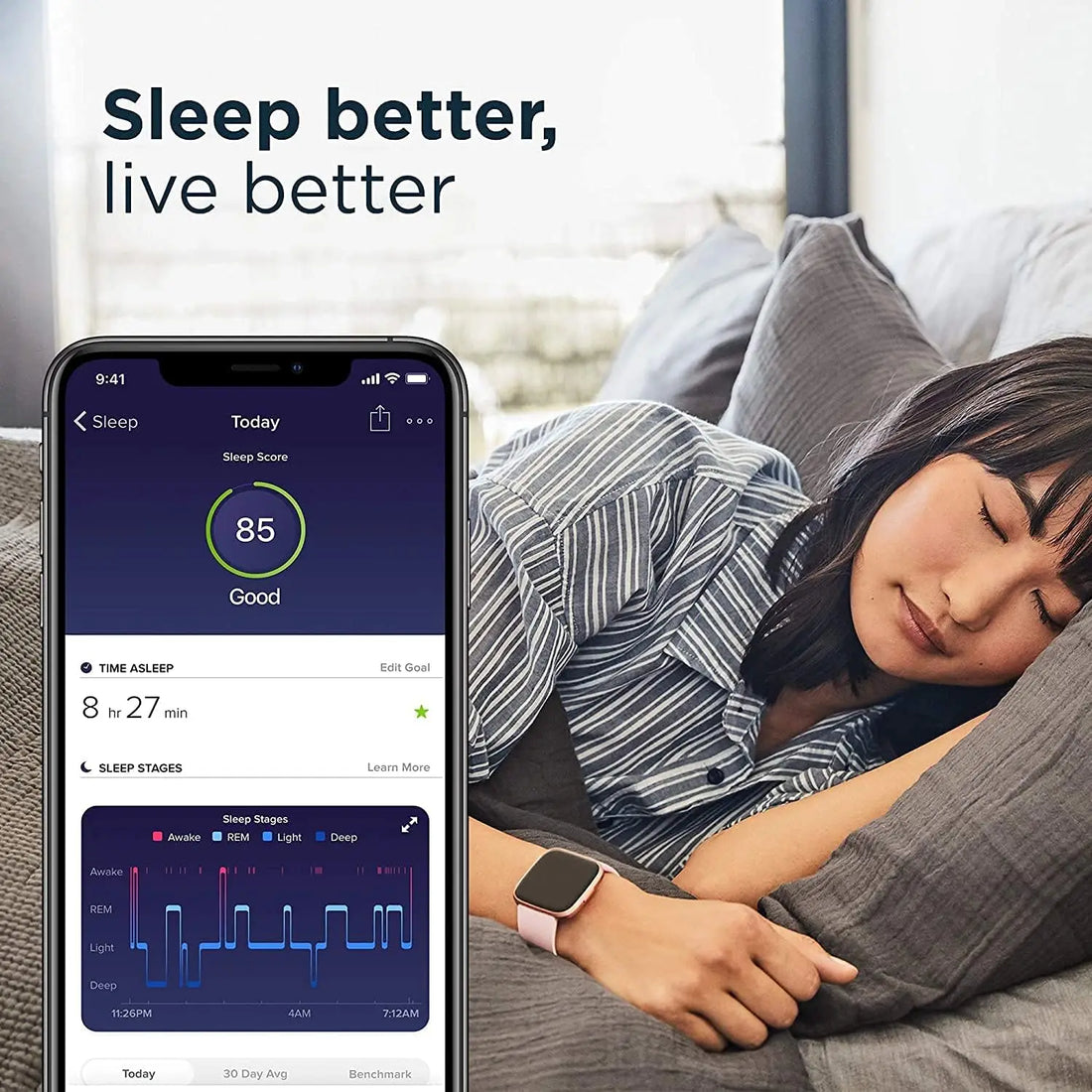 Fitbit Versa 2 – Health & Fitness Smartwatch with Alexa, Heart Rate & Sleep Tracking