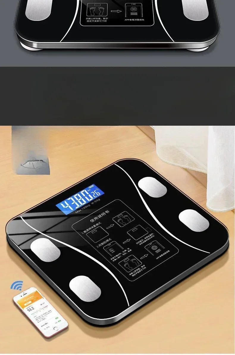 Smart Body Fat Scale – Bluetooth Digital Weight & Composition Analyzer