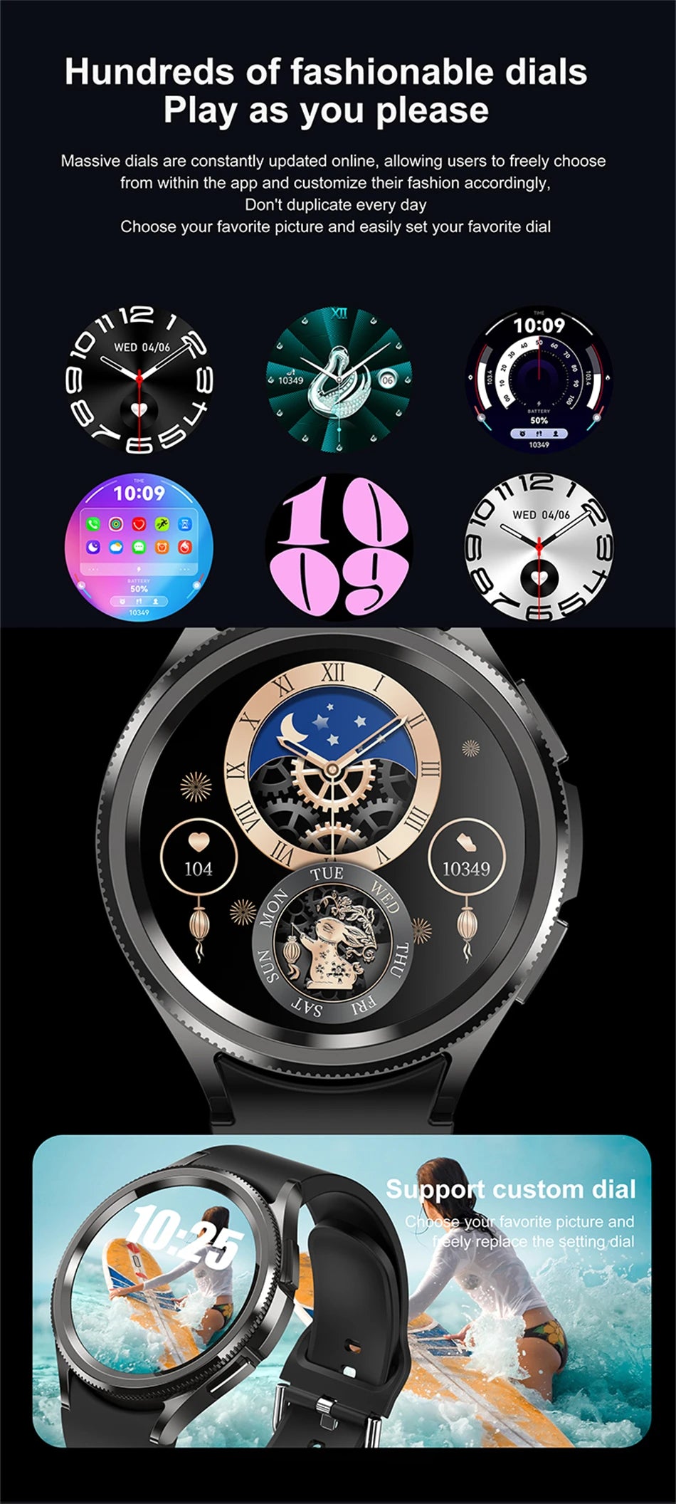 Watch 6 Classic Smartwatch – Bluetooth Call, GPS, Heart Rate & Fitness Tracker 2025