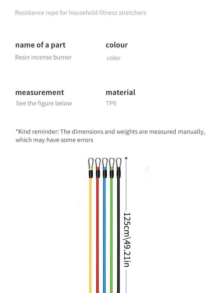 11-Piece Resistance Training Strap Set – Multifunctional Fitness Bands & Harness