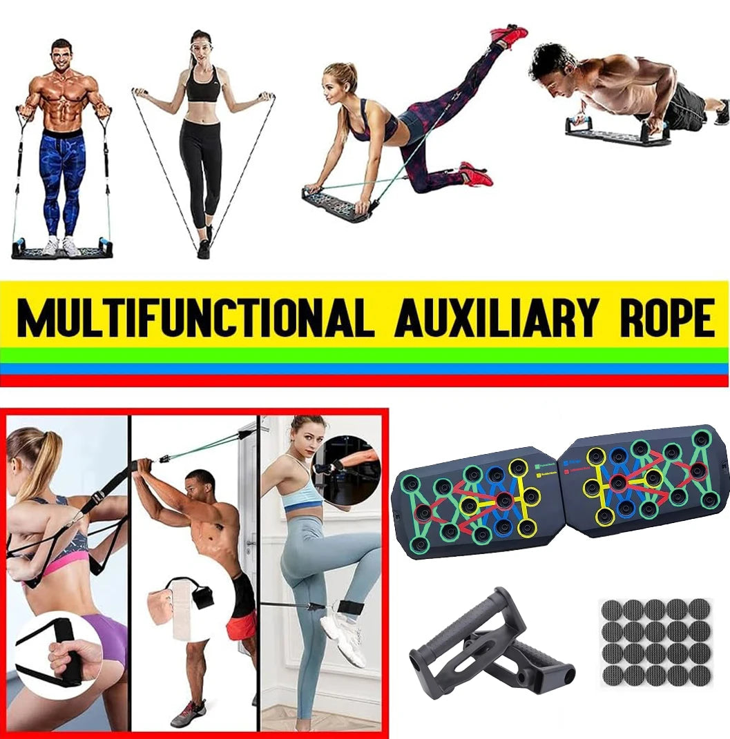 Portable Multifunctional Push-Up Board Set – Foldable Fitness Equipment