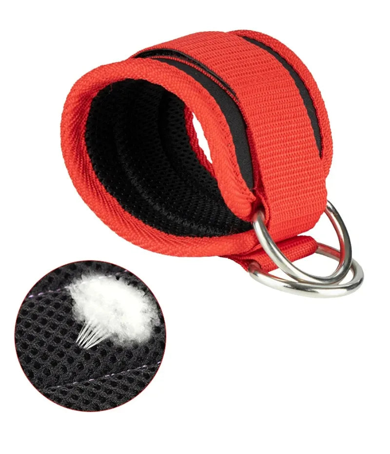 Adjustable Ankle Straps – D-Ring Cuffs for Cable Leg Workouts