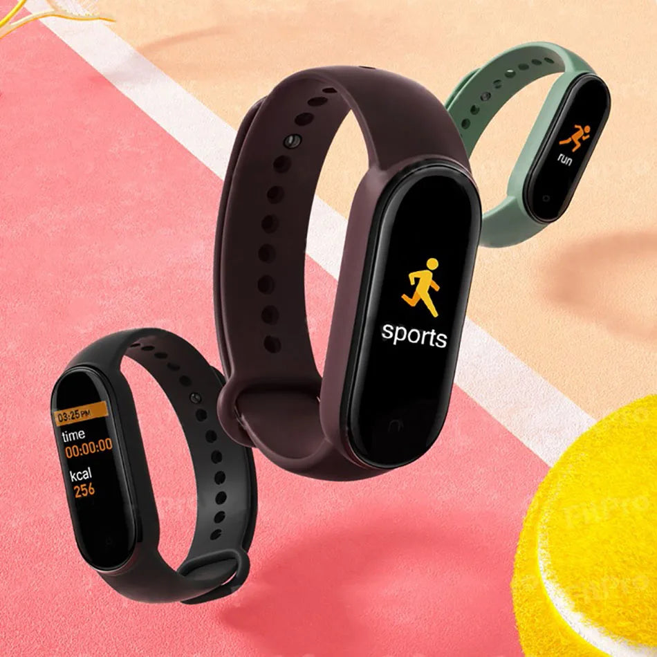 M6 Smartwatch – Fitness Bracelet with Heart Rate, Blood Pressure & Waterproof Design