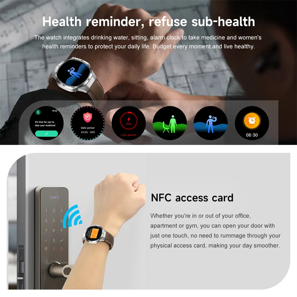 Watch 5 MAX 2025 – AMOLED Smartwatch with NFC, GPS, Bluetooth Call & Fitness Tracking