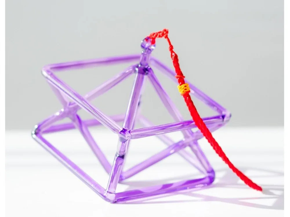 Blue Crystal Pyramid Singing Bowl