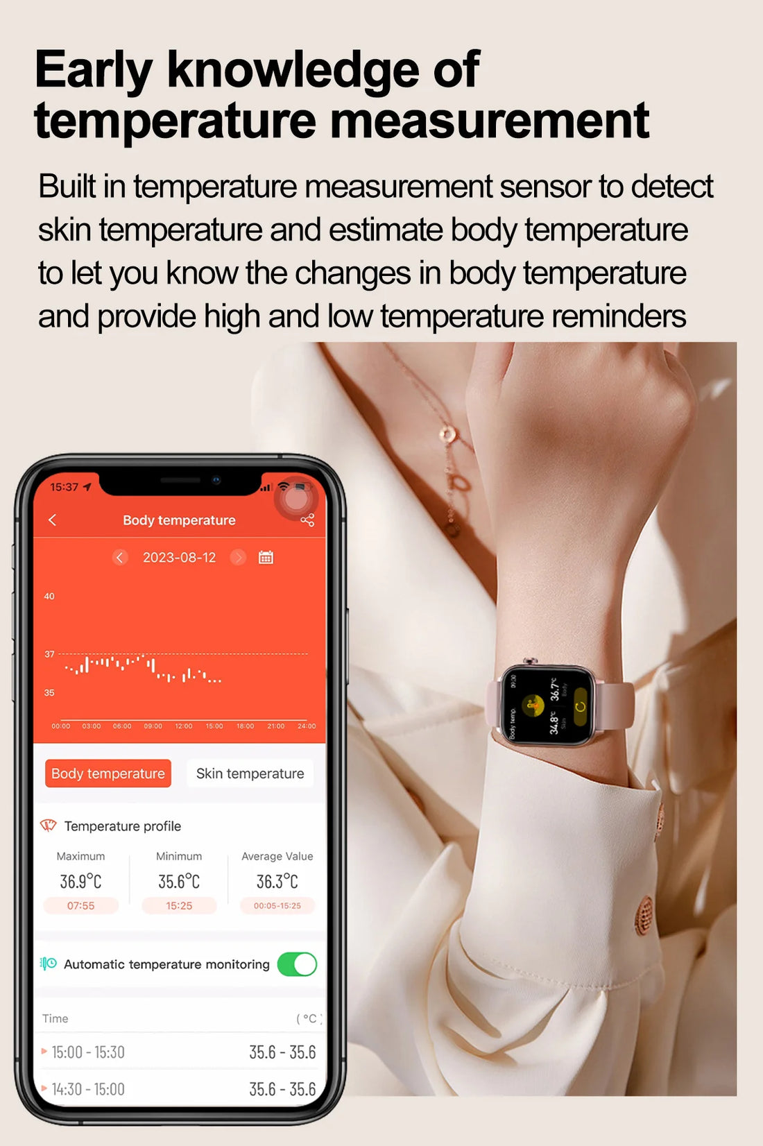 AI Diagnostic Smartwatch – Blood Lipid, Uric Acid & Women’s Health Tracker 2025
