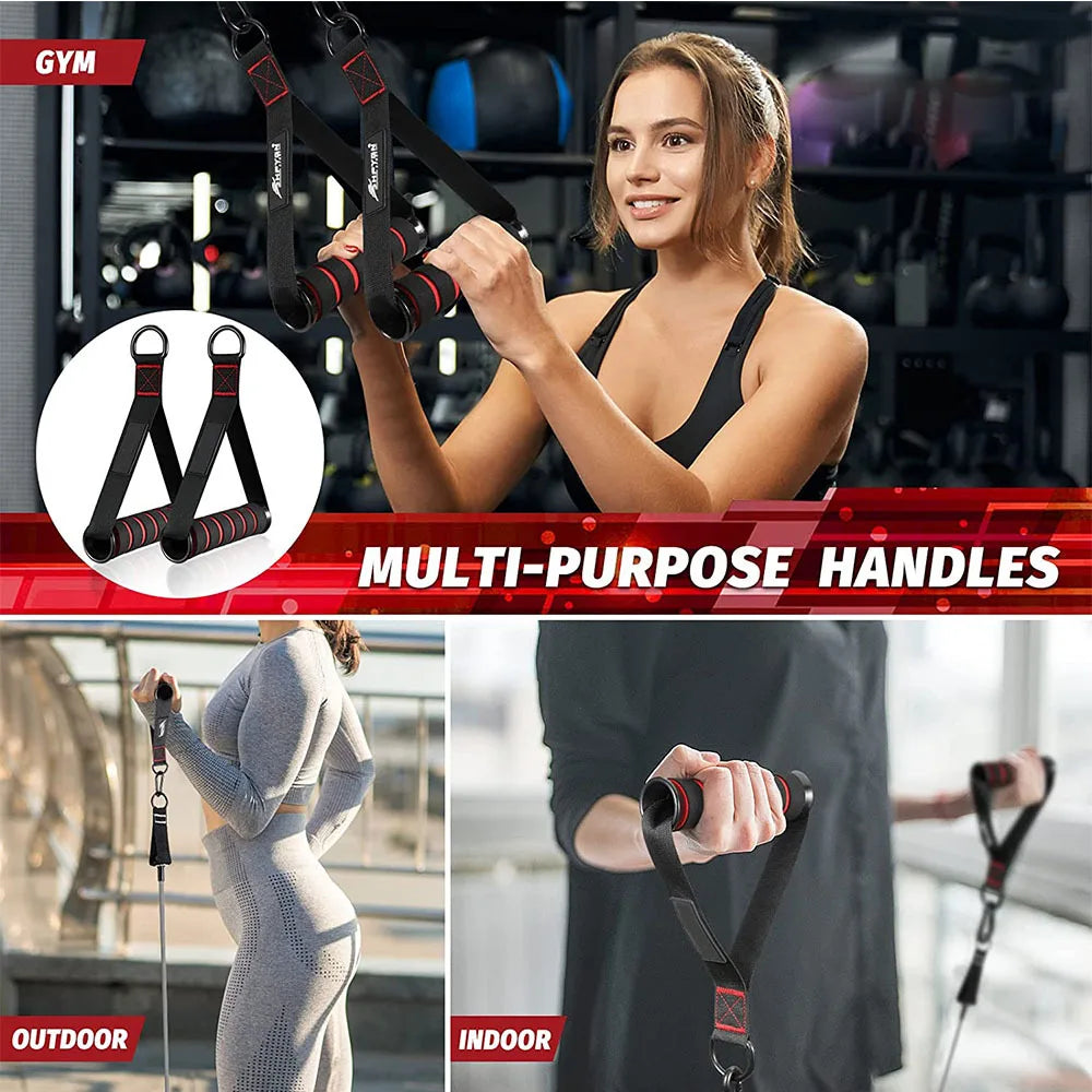 Tricep Pull Down Rope – Gym Cable Attachment for Strength Training
