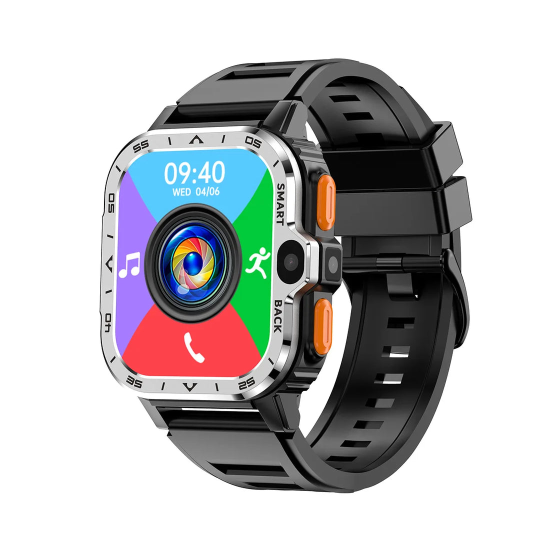 Valdus PGD Android Smartwatch – Dual Camera, GPS, NFC, 4G SIM & WiFi