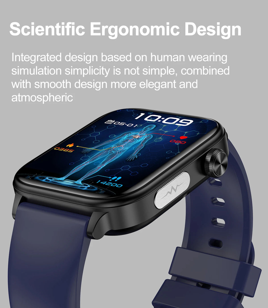 2025 ECG+PPG Smartwatch – Blood Pressure, Lipid & Uric Acid Monitor with Women’s Health Tracker