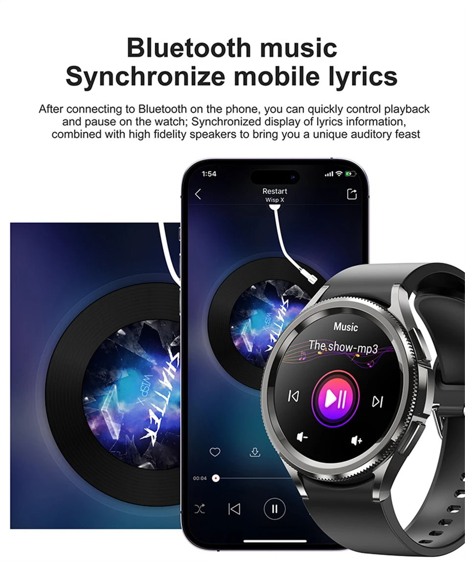Watch 6 Classic Smartwatch – Bluetooth Call, GPS, Heart Rate & Fitness Tracker 2025