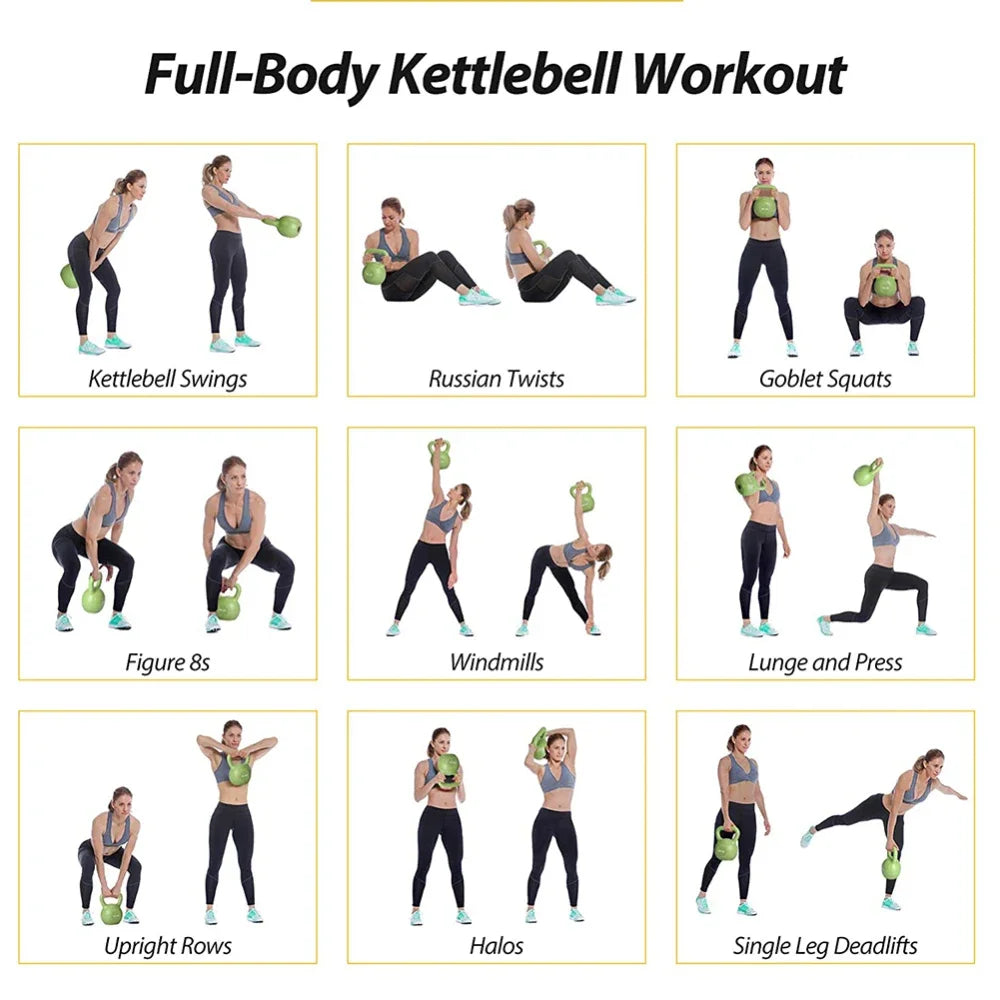 5lb Kettlebell – Vinyl Coated Weight for Strength Training