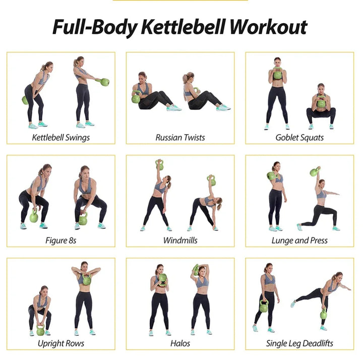 5lb Kettlebell – Vinyl Coated Weight for Strength Training