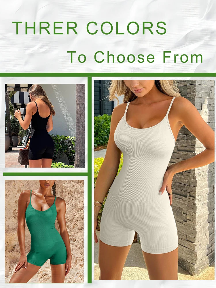 Seamless High-Waist Yoga Jumpsuit