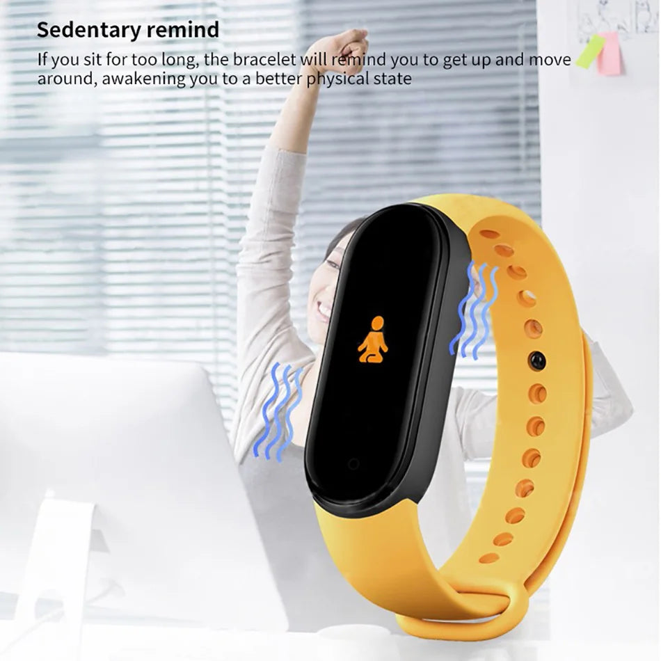 M6 Smartwatch – Fitness Bracelet with Heart Rate, Blood Pressure & Waterproof Design