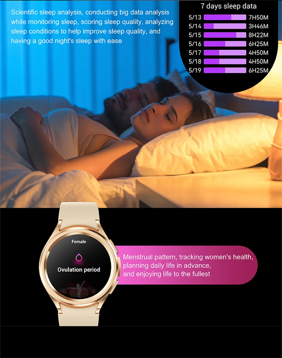 Watch 6 Classic Smartwatch – Bluetooth Call, GPS, Heart Rate & Fitness Tracker 2025