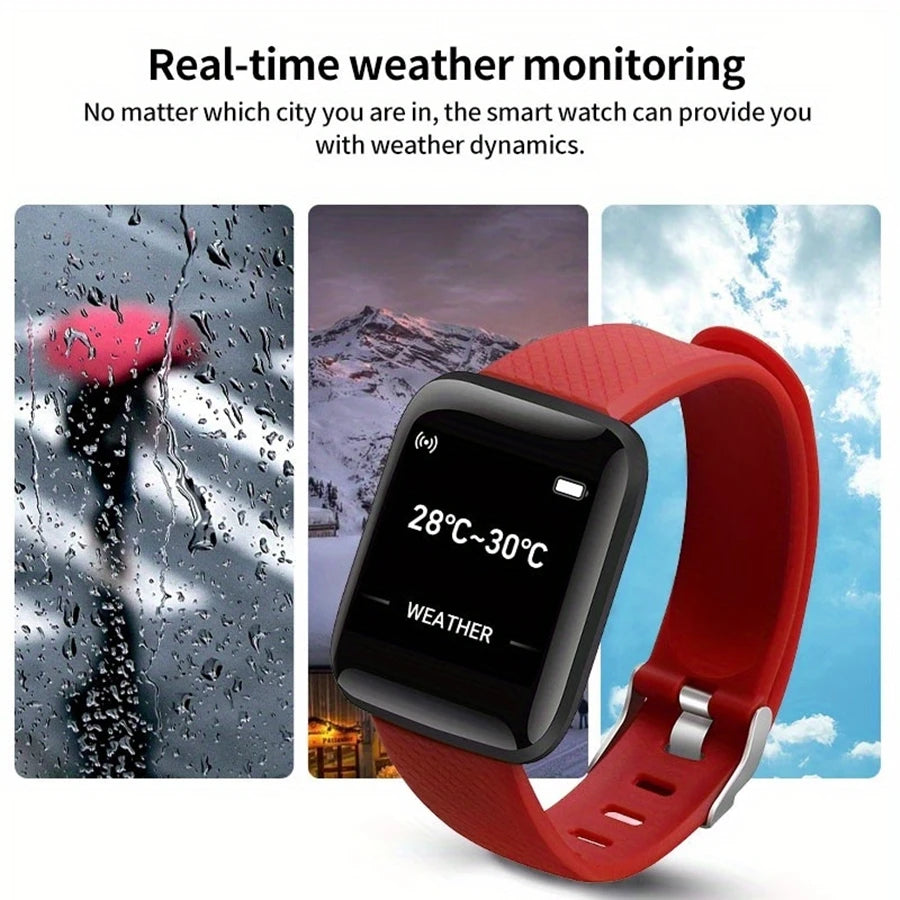 D13 Smartwatch – Bluetooth Fitness Tracker with Sleep & Music Control