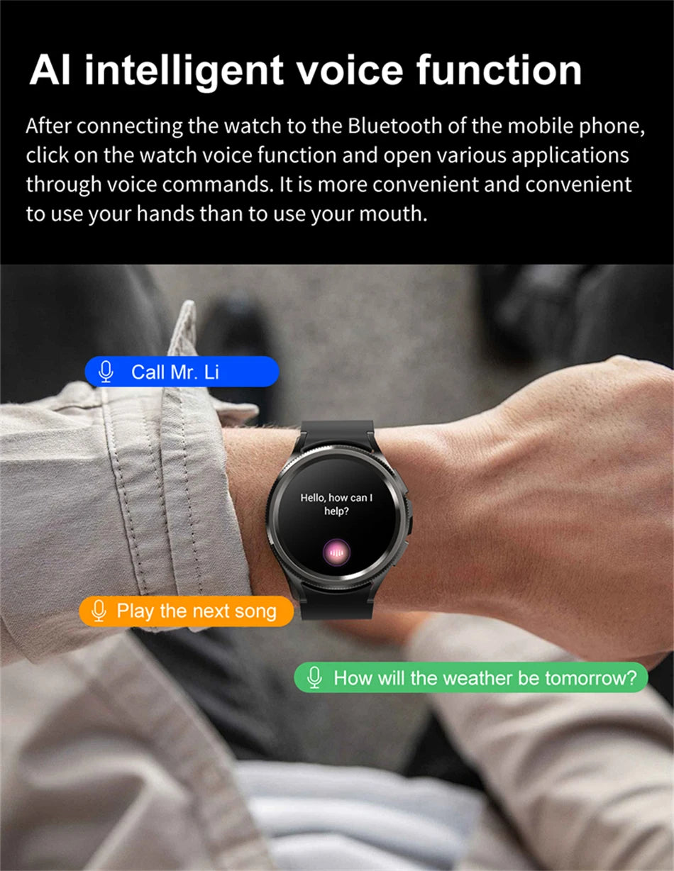 Watch 6 Classic Smartwatch – Bluetooth Call, GPS, Heart Rate & Fitness Tracker 2025