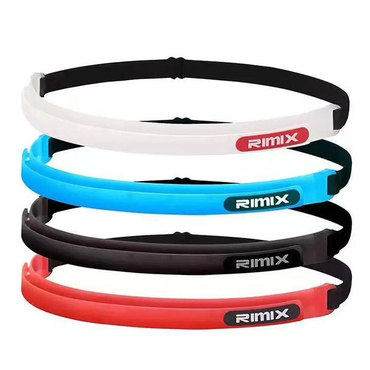 Candy Color Silicone Sports Headband – Non-Slip Sweatband