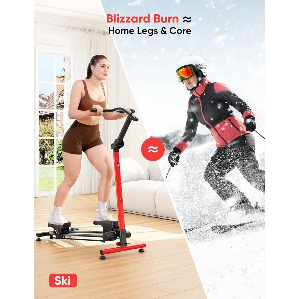 Home Fitness Stair Stepper – Adjustable & Ski Simulation Modes