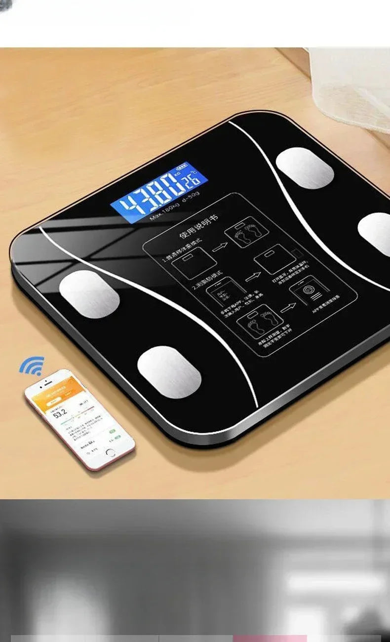 Smart Body Fat Scale – Bluetooth Digital Weight & Composition Analyzer