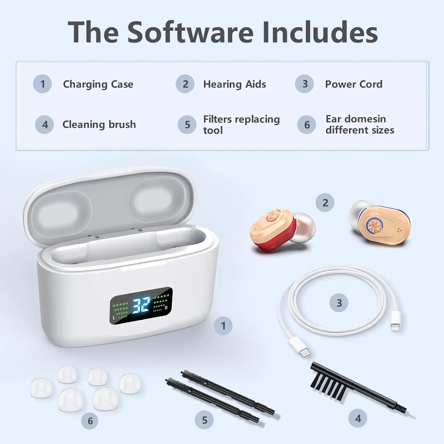 Wireless Mini Hearing Aid for Seniors