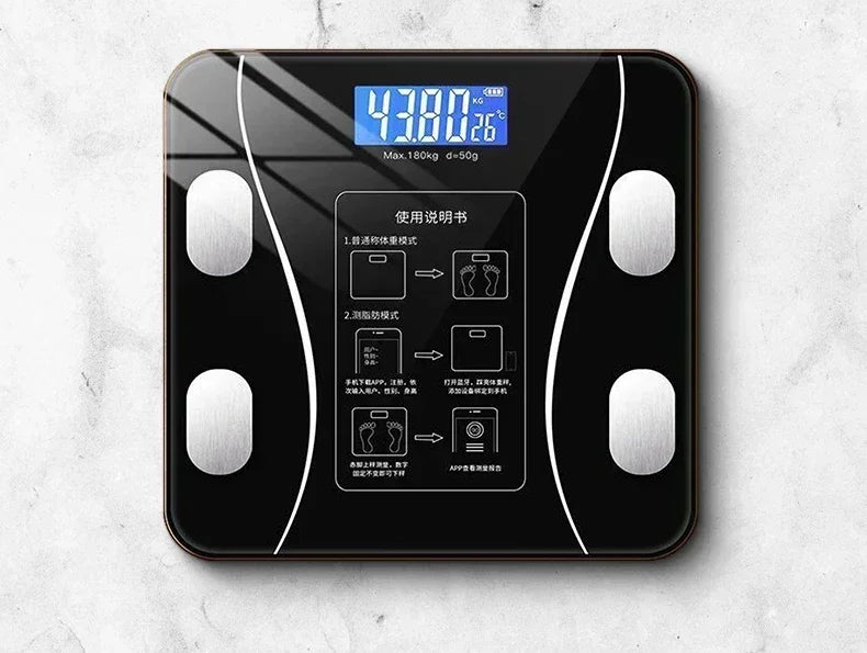 Smart Body Fat Scale – Bluetooth Digital Weight & Composition Analyzer