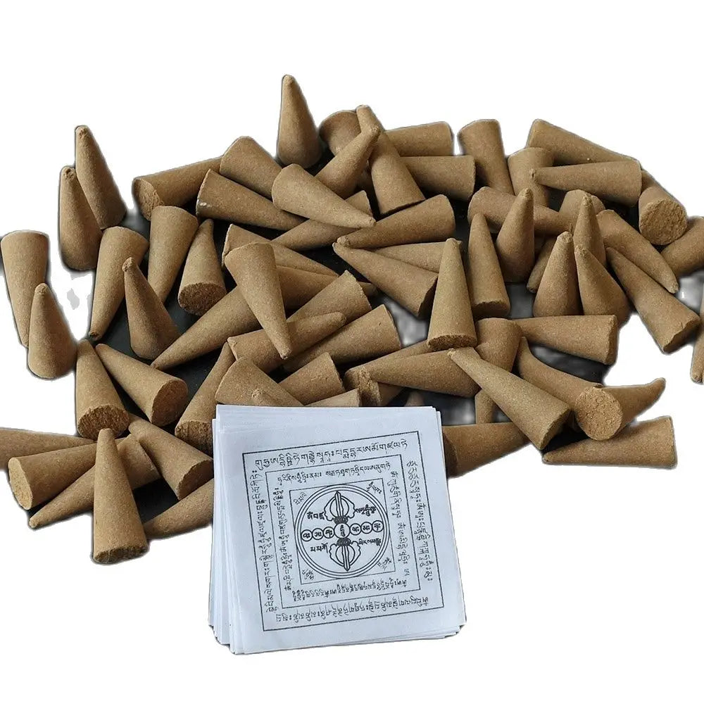 Tibetan Natural Incense Cones – Meditation & Buddha Offerings