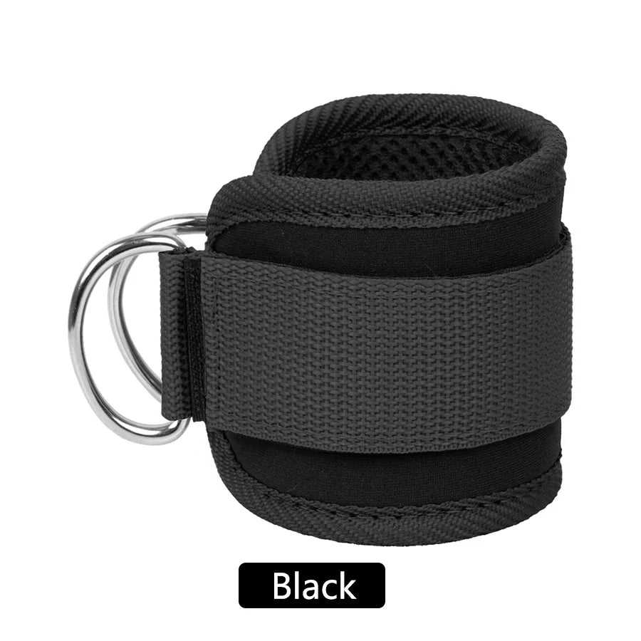 Adjustable Ankle Straps – D-Ring Cuffs for Cable Leg Workouts