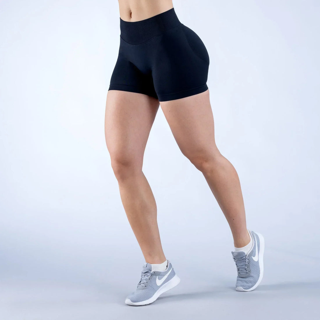 High-Waist Summer Yoga Shorts