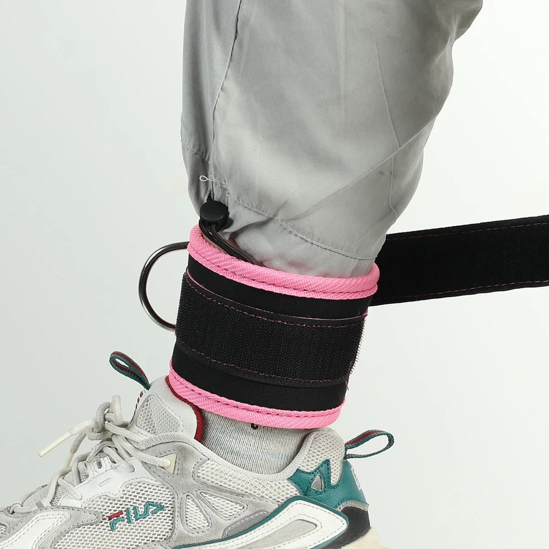 Adjustable Ankle Straps – D-Ring Cuffs for Cable Leg Workouts