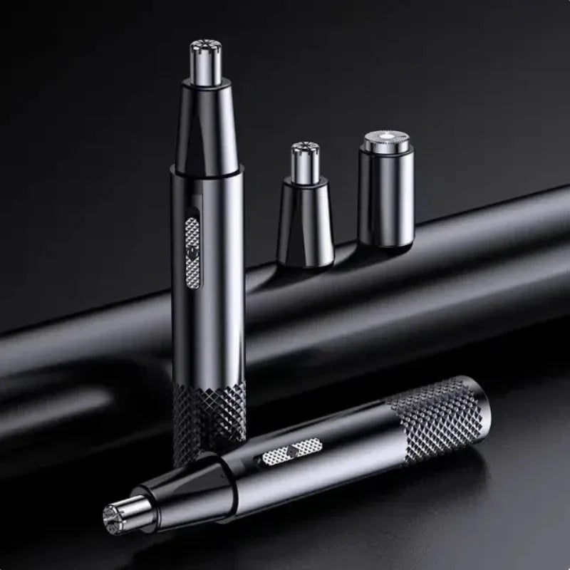 Portable Mini Nose Hair Trimmer – Electric Facial Hair Remover for Men & Women