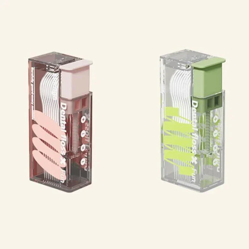 Auto-Floss Pro – One-Touch Pop-Up Dental Floss Holder with Refills