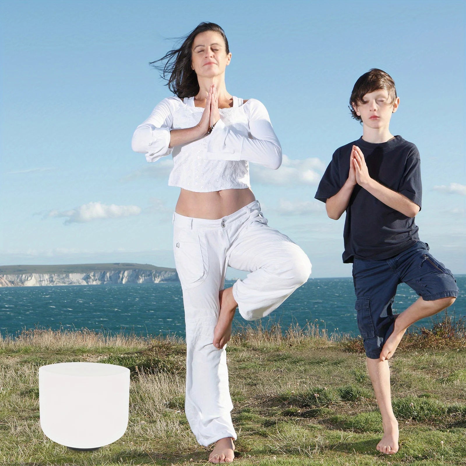 8-Inch Quartz Crystal Singing Bowl