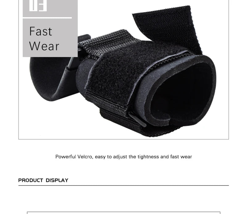 Weight Lifting Hook Grips with Wrist Wraps – Heavy Duty Gym Straps for Pull-Ups & Powerlifting