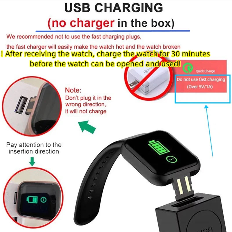 D13 Smartwatch – Bluetooth Fitness Tracker with Sleep & Music Control