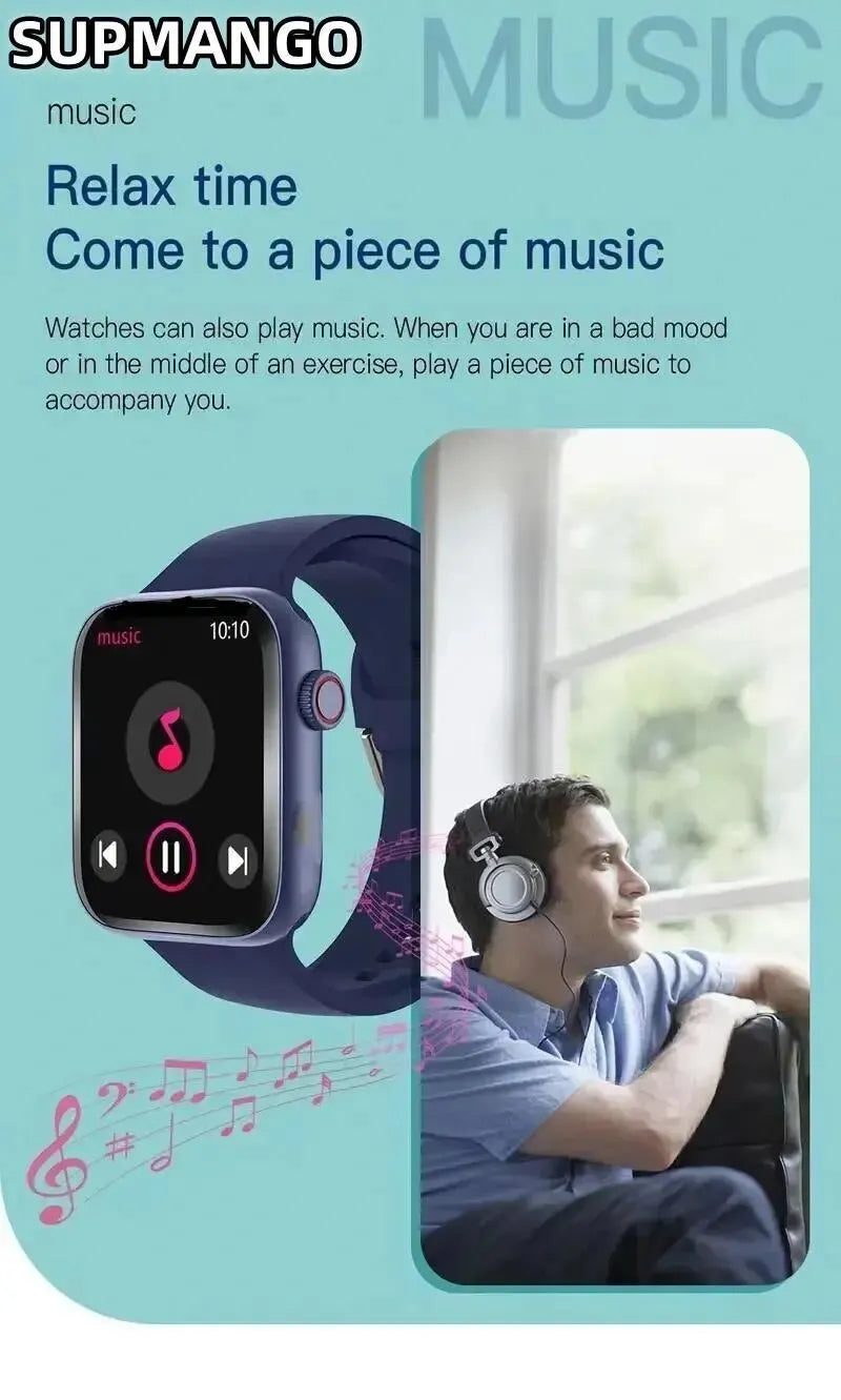 S8/X7/X8 Smartwatch – Bluetooth Call, Health & Sports Fitness Tracker for Men and Women