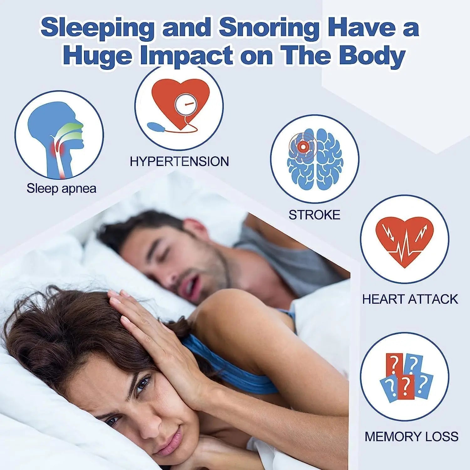 Transparent Anti-Snoring Mouth Tape