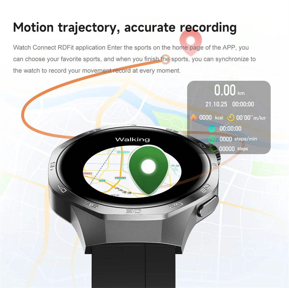 Watch 5 MAX 2025 – AMOLED Smartwatch with NFC, GPS, Bluetooth Call & Fitness Tracking