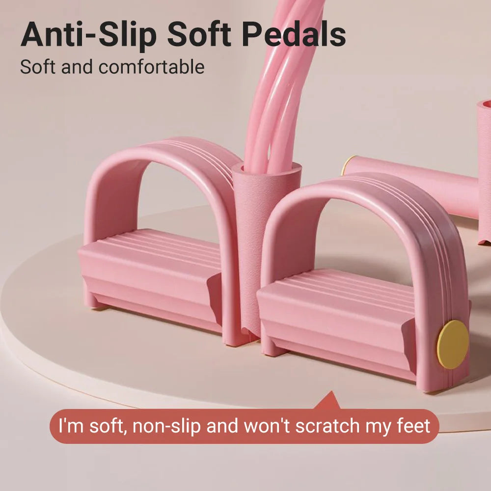 6-Tube Resistance Band Pedal Puller – Multi-Function Fitness Rope