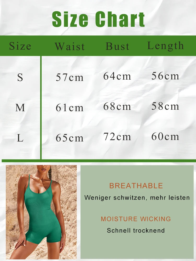 Seamless High-Waist Yoga Jumpsuit