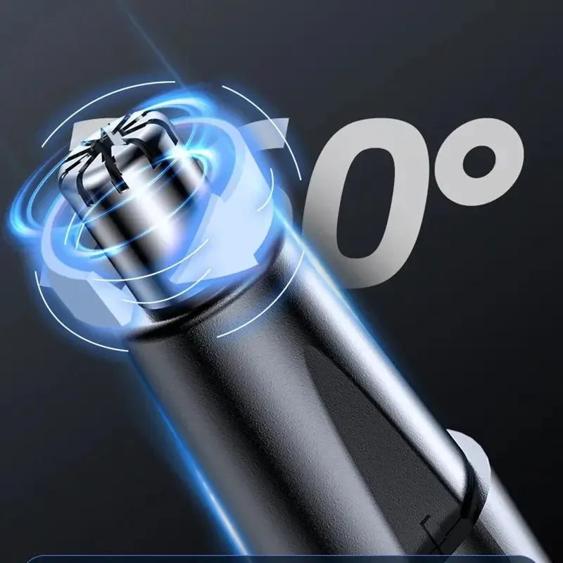 Portable Mini Nose Hair Trimmer – Electric Facial Hair Remover for Men & Women